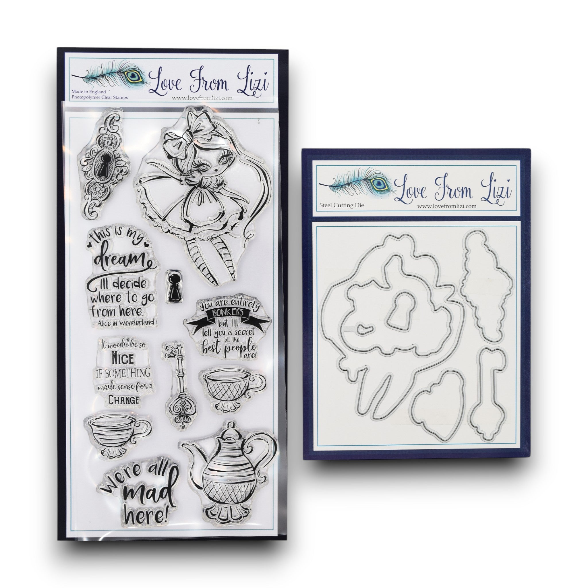 We're All Mad Here - Stamp & Die Set